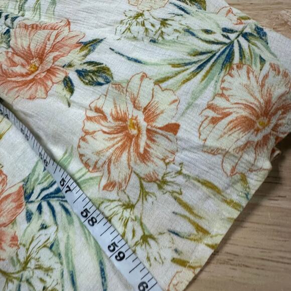 Rip Curl NWT Sol Seeker Maxi Dress Floral White XL Smocked Hawaiian Tropical - Picture 12 of 12